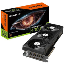 Graphics Card, GIGABYTE, NVIDIA GeForce RTX 4080 SUPER, 16 GB, GDDR6X, 256 bit, PCIE 4.0 16x, GPU 2550 MHz, Triple slot Heatpipe, 1xHDMI, 3xDisplayPort, GV-N408SWF3V2-16GD1.0