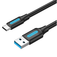 CABLE USB3.0 TO USB-C MALE/2M BLACK COZBH VENTION