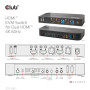VIDEO SWITCH KVM HDMI 2PORT/CSV-1382 CLUB3D