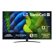 TV Set, LG, 65 , 4K Ultra HD, 3840 x 2160 pixels, Flat, 16:9, LED, 65NANO82A6B