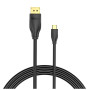 CABLE DP TO USB-C 8K HD/2M BLACK CGYBH VENTION