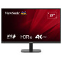 LCD Monitor, VIEWSONIC, VA2708-4K-HD, 27, Panel IPS, 3840x2160, 16:9, 60 Hz, Matte, 4 ms, Tilt, Colour Black, VA2708-4K-HD