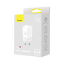 MOBILE CHARGER WALL 30W/WHITE CCGN010102 BASEUS