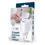 CHARGER USB UNIVERSAL BLACK/2P TA-UC-2AC12-01-BK GEMBIRD