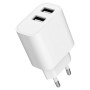 CHARGER USB UNIVERSAL WHITE/2P TA-UC-2A12-01 GEMBIRD