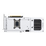 Graphics Card, ASUS, NVIDIA GeForce RTX 5070, 12 GB, GDDR7, 192 bit, Triple slot Fansink, 1xHDMI, 3xDisplayPort, PRIME-RTX5070-O12G-WHITE