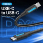 CABLE USB-C TO USB-C/1M BLACK COSBF VENTION