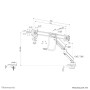 MONITOR ACC DESK MOUNT 17-32/DS75-450BL2 NEOMOUNTS