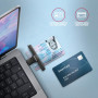 CARD READER POCKET SMARTCARD/USB-C CRE-SMPC AXAGON