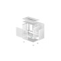 Case, DEEPCOOL, SFF, Case product features Transparent panel, MiniITX, CH160WH