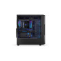 Case, ENDORFY, Regnum 400 ARGB, MidiTower, Case product features Transparent panel, Not included, ATX, MicroATX, MiniITX, Colour Black, EY2A009