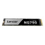 SSD, LEXAR, NQ790, 4TB, Heatsink M.2, PCIe Gen4, NVMe, Write speed 6000 MBytes/sec, Read speed 7000 MBytes/sec, MTBF 150000 hours, LNQ790X004T-RNNNG