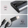 SSD ACC ENCLOSURE M.2 NVME/SATA USB3.2 EEM2-SD2 AXAGON