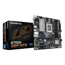Mainboard, GIGABYTE, Intel B760 Express, LGA1700, Micro-ATX, Memory DDR5, Memory slots 4, B760MD3HPWIFI61.0 Mainboard, GIGABYTE, Intel B760 Express, LGA1700, Micro-ATX, Memory DDR5, Memory slots 4, B760MD3HPWIFI61.0