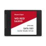 SSD, WESTERN DIGITAL, Red SA500, 2TB, SATA 3.0, Write speed 530 MBytes/sec, Read speed 560 MBytes/sec, 2,5, TBW 1300 TB, MTBF 2000000 hours, WDS200T1R0A