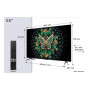 TV Set, TCL, 55 , 4K Ultra HD, 3840 x 2160 pixels, Flat, 16:9, QD-Mini LED, 55C69K
