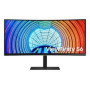 LCD Monitor,SAMSUNG,S34A650UBU,34,Business/Curved/21 : 9,Panel VA,3440x1440,21:9,100 Hz,5 ms,Height adjustable,Tilt,Colour Black,LS34A650UBUXEN