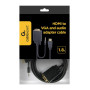CABLE HDMI-VGA +3.5MM/1.8M A-HDMI-VGA-03-6 GEMBIRD