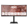 LCD Monitor, AOC, 34 , 3440 x 1440 pixels, UltraWide Quad HD, Native aspect ratio 21:9, LCD, Curved, CU34E4CV