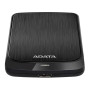 External HDD, ADATA, HV320, 2TB, USB 3.1, Colour Black, AHV320-2TU31-CBK