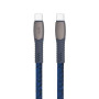 CABLE USB-C TO USB-C 1.2M/BLUE PS6105 BL12 RIVACASE