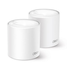 Wireless Router, TP-LINK, Wireless Router, 2-pack, 2900 Mbps, Mesh, Wi-Fi 6, 3x10/100/1000M, Number of antennas 2, DECOX50(2-PACK) Wireless Router, TP-LINK, Wireless Router, 2-pack, 2900 Mbps, Mesh, Wi-Fi 6, 3x10/100/1000M, Number of antennas 2, DECOX50(2-PACK)