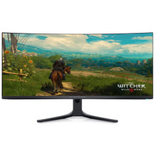 LCD Monitor, DELL, AW3423DWF, 34, Gaming/Curved/21 : 9, 3440x1440, 21:9, Matte, 0.1 ms, Swivel, Height adjustable, Tilt, Colour Black, 210-BFRQ