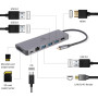 I/O ADAPTER USB-C TO HDMI/USB3/5IN1 A-CM-COMBO5-05 GEMBIRD