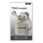 HEADSET BLUETOOTH/WHITE/GOLD TWS-02-W GEMBIRD