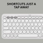 KEYBOARD +MOUSE COMBO PEBBLE 2/WHITE 920-012240 LOGITECH