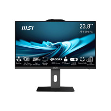 Monoblock PC, MSI, PRO, AP241P 14M, Business, All in One, CPU Core i5, i5-14400, 2500 MHz, Screen 23.8, RAM 16GB, DDR5, 5600 MHz, SSD 500GB, Graphics card Intel UHD Graphics, Integrated, Colour Black, PROAP242P14M-892XEU