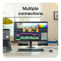 LCD Monitor, LG, 27 , 3840 x 2160 pixels, 4K Ultra HD, Native aspect ratio 16:9, LCD, Flat, 27U710B-B