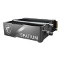 SSD, MSI, SPATIUM M570 PRO, 2TB, M.2, PCIe Gen5, NVMe, 3D NAND, Write speed 11800 MBytes/sec, Read speed 12400 MBytes/sec, TBW 1400 TB, MTBF 1600000 hours, S78-440Q670-P83