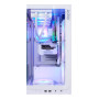 Case, ADATA, INVADER X BTF, MidiTower, Case product features Transparent panel, ATX, MicroATX, MiniITX, Colour White, INVADERXBTFMT-WHCWW