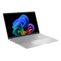 Notebook, ASUS, VivoBook Series, S 15 OLED, S5507QA-MA001W, CPU Qualcomm Snapdragon, X1E78100, 3400 MHz, 15.6, 2880x1620, RAM 32GB, LPDDR5x, SSD 1TB, Qualcomm Adreno, Integrated, ENG, Card Reader micro SD, Windows 11 Home, Silver, 1.5 kg, 90NB14Q2-M006N0