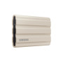 External SSD, SAMSUNG, T7, 2TB, USB 3.2, Write speed 1000 MBytes/sec, Read speed 1050 MBytes/sec, MU-PE2T0K/EU