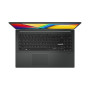 Notebook, ASUS, VivoBook Series, Go 15, E1504FA-BQ1556W, CPU Ryzen 3, 7320U, 2400 MHz, 15.6, 1920x1080, RAM 8GB, DDR5, SSD 512GB, AMD Radeon Graphics, Integrated, ENG, Windows 11 Home in S Mode, Black, 1.63 kg, 90NB0ZR2-M02PX0