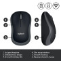 MOUSE USB OPTICAL WRL M185/GREY 910-002238 LOGITECH