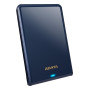 External HDD, ADATA, HV620S, 2TB, USB 3.1, Colour Blue, AHV620S-2TU31-CBL