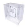 Case, LIAN LI, O11 VISION COMPACT, Tower, Case product features Transparent panel, ATX, EATX, MicroATX, MiniITX, Colour White, G99.O11VPW.00
