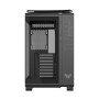 Case, ASUS, TUF Gaming GT502 Horizon, MidiTower, Case product features Transparent panel, Not included, ATX, MicroATX, MiniITX, Colour Black, TUFGAMINGGT502HORIZON