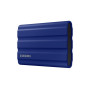 External SSD, SAMSUNG, T7, 2TB, USB 3.2, Write speed 1000 MBytes/sec, Read speed 1050 MBytes/sec, MU-PE2T0R/EU