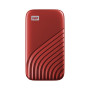 External SSD, WESTERN DIGITAL, My Passport, 2TB, USB-C, USB 3.2, Write speed 1000 MBytes/sec, Read speed 1050 MBytes/sec, WDBAGF0020BRD-WESN