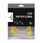 PATCH CABLE CAT5E UTP 0.25M/YELLOW PP12-0.25M/Y GEMBIRD