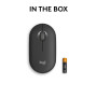 MOUSE USB OPTICAL WRL M350S/BLACK 910-007015 LOGITECH