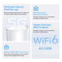 Wireless Router, TP-LINK, Wireless Router, 3000 Mbps, Mesh, Wi-Fi 6, IEEE 802.11a/b/g, IEEE 802.11n, IEEE 802.11ac, IEEE 802.11ax, DECOX50-5G(1-PACK)