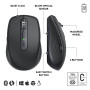 MOUSE USB WRL MX ANYWHERE 3S/GRAPHITE 910-006958 LOGITECH