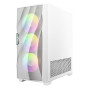 Case, ANTEC, DF700 FLUX WHITE, MidiTower, Case product features Transparent panel, Not included, ATX, MicroATX, MiniITX, Colour White, 0-761345-80074-7