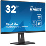 LCD Monitor, IIYAMA, XUB3293UHSN-B5, 32, 4K, Panel IPS, 3840x2160, 16:9, Matte, 5 ms, Speakers, Swivel, Height adjustable, Tilt, Colour Black, XUB3293UHSN-B5