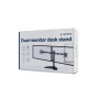 MONITOR ACC DESK STAND 13-32/DUAL MS-D2ST-02 GEMBIRD